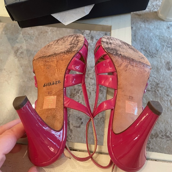 Cole Haan Punk Slingback Heels~Size 7 - Picture 4 of 7